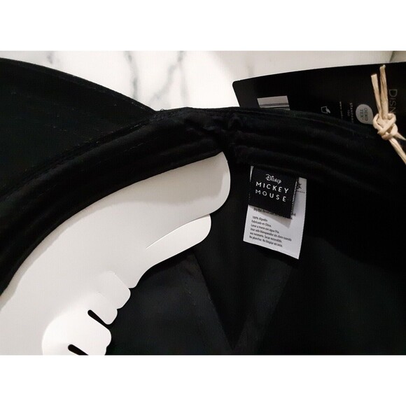 DISNEY MICKEY MOUSE BASEBALL HAT CAP ALDI EXCLUSIVE NEW W/ TAG NWT BLACK UNISEX - Picture 6 of 6